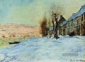 Lavacourt Sonne und Schnee Monet
